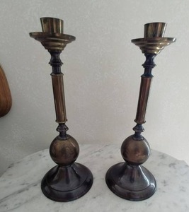 Pair of Brass Candlestick Holders