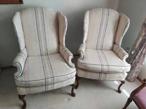 Pair of Wingback Chairs