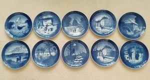 Collection Of Vintage Royal Copenhagen Plates