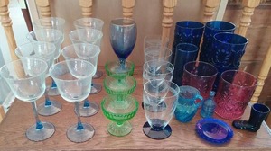Collection Of Colored Glass