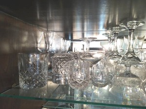 Collection Of Glass And Crystal