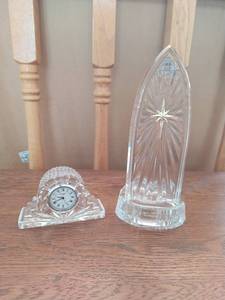 Towle Votive And Waterford Clock