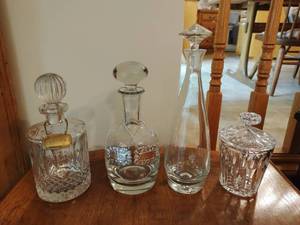 Collection of Decanters and More