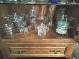 Collection of Glassware & Dcor