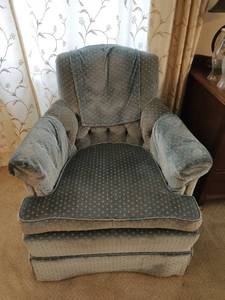 Vintage Upholstered Armchair