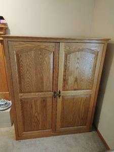 Entertainment Center & VHS Player