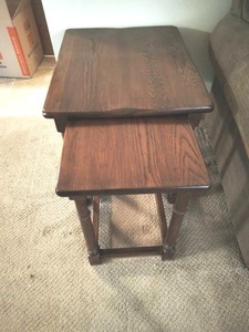 Set of Nesting End Tables