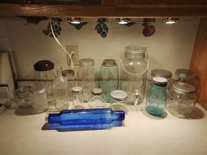 Collection of Glass Jars