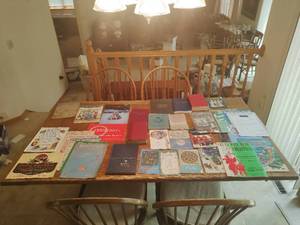 Collection of Sheet Music, Hymnals, & Bible