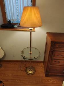 End Table Floor Lamp