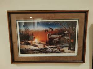 Framed The Sharing Season 2 Print by Terry Redlin