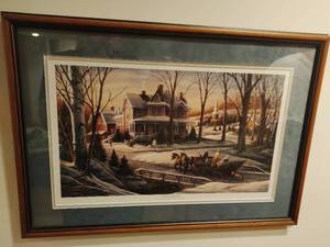 Framed Homeward Bound Print by Terry Redlin