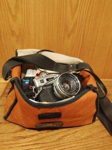 Two Old Cameras including Yashica DX