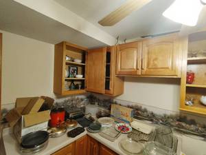 Contents of Countertop & Cabinets