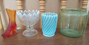 Four Pieces Of Collectible Glassware