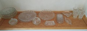 Collection Of Clear Glassware