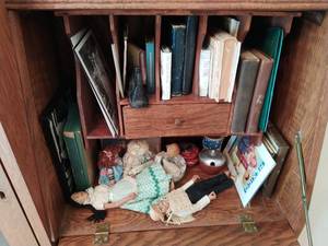 Collection Of Old Books And Dcor