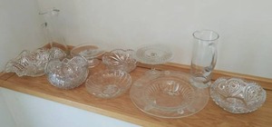 Collection Of Glass And Crystal