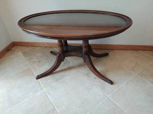 Oval End Table