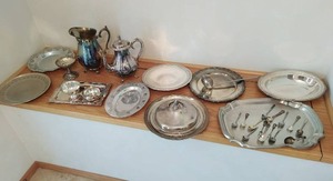 Collection Of Silverplated Items