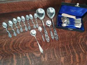 Collection Of 830 Silver Silverware