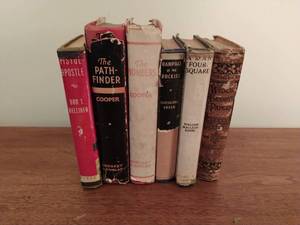 Collection of Old Fiction Books