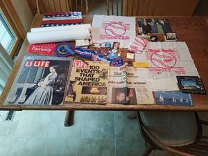 Collection of Ephemera & Pins- Mainly Minnesota & Presidential Themed
