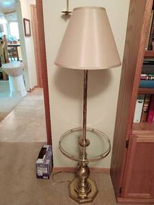 Floor End Table Lamp