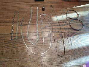 Collection of Sterling Silver Jewelry & Brass Dish