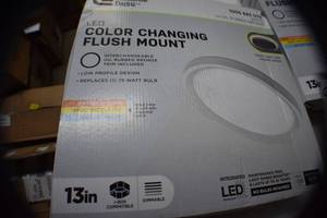 LED Color changing Flush Mount
