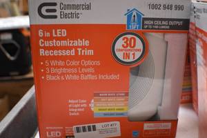 6 LED Customizex Recessed Trim