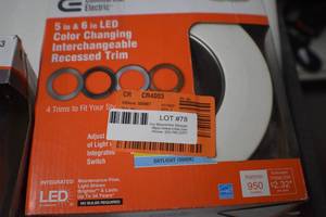Color Changing Interchangable Recessed trm