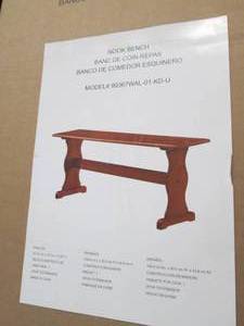 linon nook bench open box ...