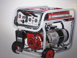 A-ipower 5000 watt gasoline powered...