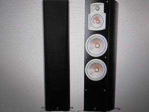 yamaha 3-way bass reflex floor stan...