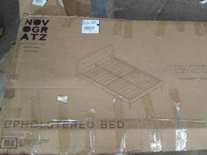 full upholdtered bed open box ...