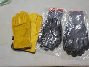 Leather and Suede Gloves size L- 2 ...