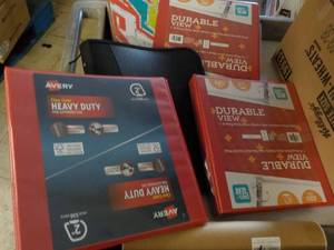 Box of School Supplies...