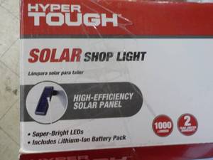Hyper Tough Solar Shop Light...