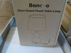 Boneo Glass Gourd Tough Table Lamp ...