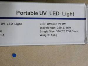 Portable UV LED Light with Charger...