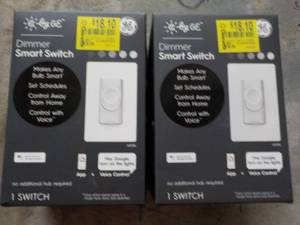2 GE Dimmer Smart Switches...