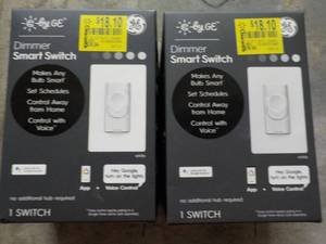 2 GE Dimmer Smart Switches...
