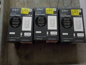 3 GE Dimmer Smart Switches...