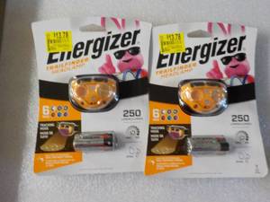 2 Energizer Headlamps...