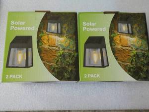 2 - 2 pack Solar Powered Wall Light...
