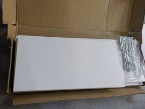 White floating Shelves...