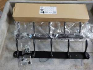 2 Pack Black Metal Wall Hooks...