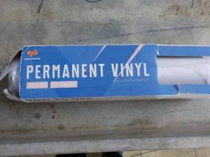 Roll of Permanent Vinyl 12 x 65 ft...