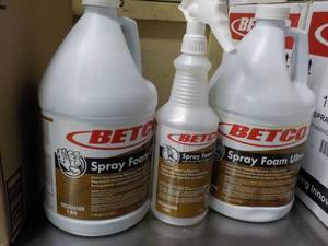 2 - 1 Gallon Jugs Betco Spray Foam ...
